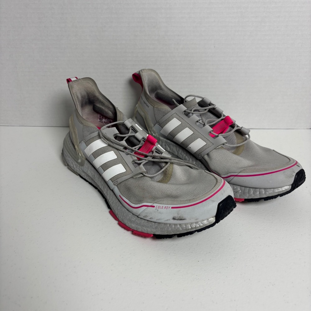 Adidas Ultraboost Winter.R Running Shoes Womens 10 Grey Pink